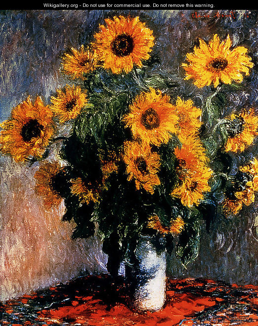 Sunflowers - Claude Oscar Monet