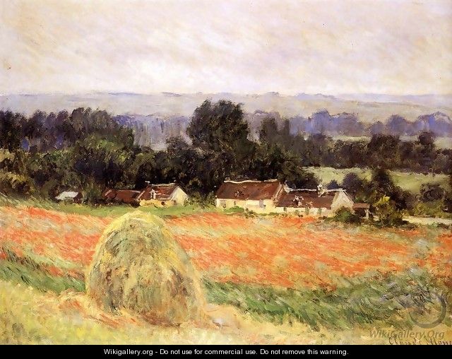 Haystack At Giverny - Claude Oscar Monet