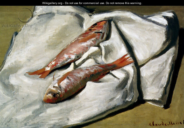 Red Mullet - Claude Oscar Monet