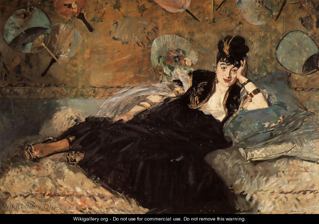 Woman with Fans (Nina de Callias) - Edouard Manet