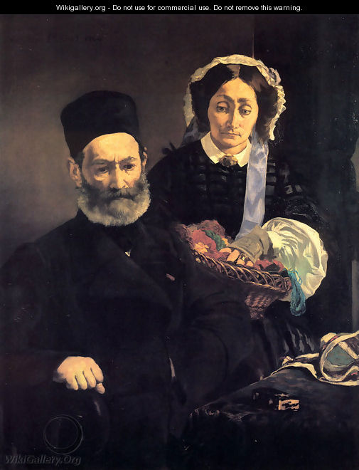 M. and Mme Auguste Manet - Edouard Manet