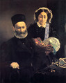 M. and Mme Auguste Manet - Edouard Manet