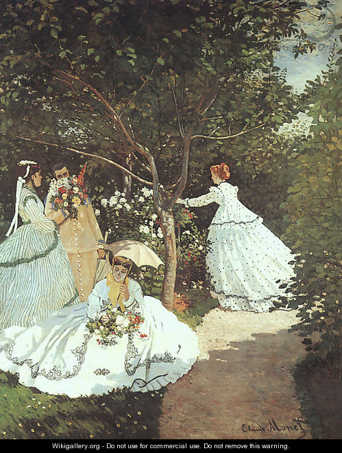 The women in the Garden - Claude Oscar Monet