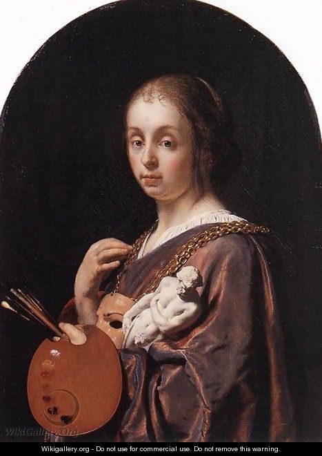 Pictura (an allegory of painting) - Frans van Mieris
