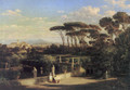A view of Rome - Friedrich Mayer