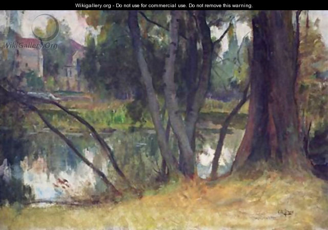 Paysage près de sa maison de Fouras (Landscape close to the artist