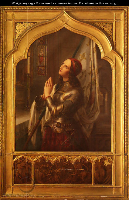 Joan of Arc In Prayer - Hermann Anton Stilke