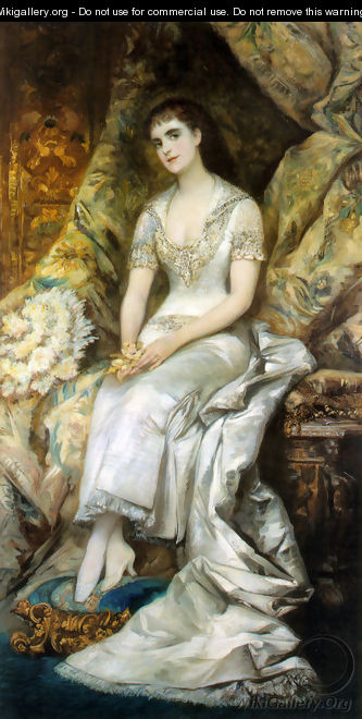 An Elegant Lady - Hans Makart