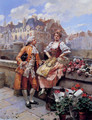 The Flower Seller - Henri Victor Lesur