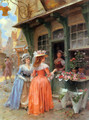The Flower Market - Henri Victor Lesur