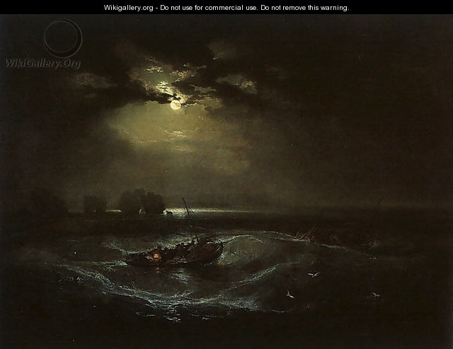 Fishermen at Sea (or The Cholmeley Sea Piece) - Joseph Mallord William Turner