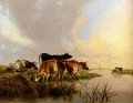 Cattle Watering - Thomas Sidney Cooper
