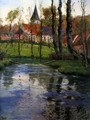 The Old Church by the River - Fritz Thaulow