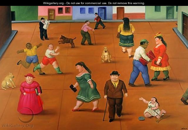 The Square - Fernando Botero