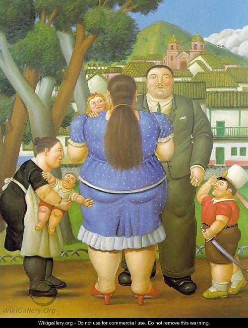 A Family II - Fernando Botero