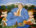 The Nap - Fernando Botero