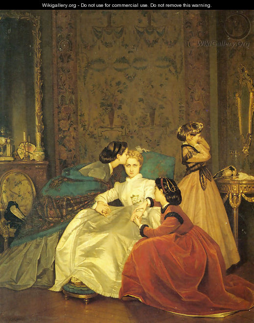 The Reluctant Bride - Auguste Toulmouche