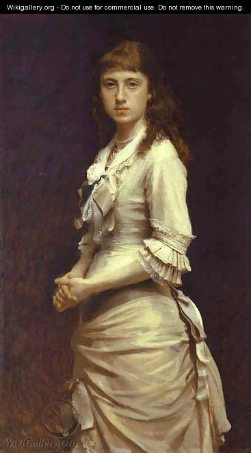 Portrait of Sophia Kramskaya, the Artist