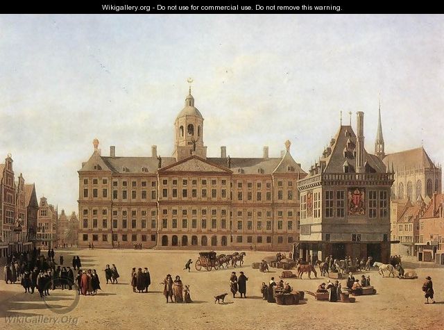 Dam Square, Amsterdam - Gerrit Adriaensz Berckheyde