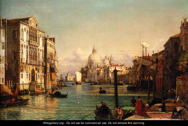 Der Canale Grande, Venedig - Friedrich Nerly the Younger