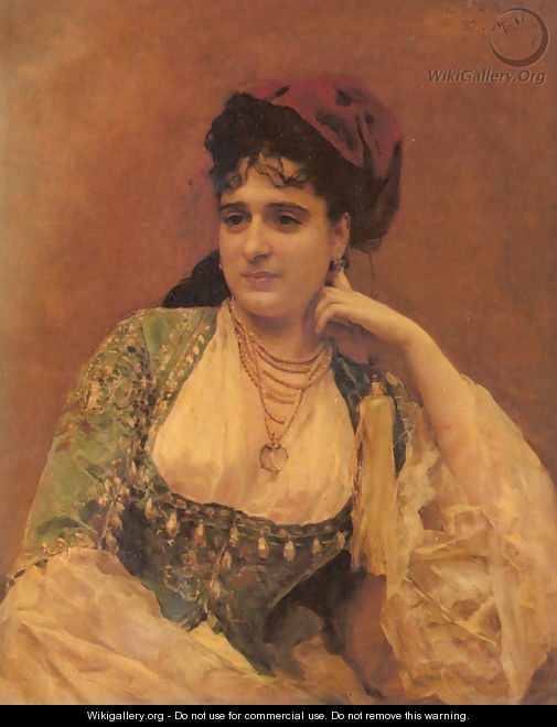 Portrait Of A Lady - Raimundo de Madrazo y Garreta