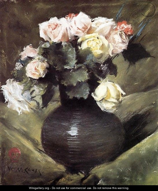 Flowers (or Roses) - William Merritt Chase