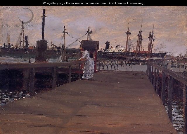 Woman on a Dock - William Merritt Chase
