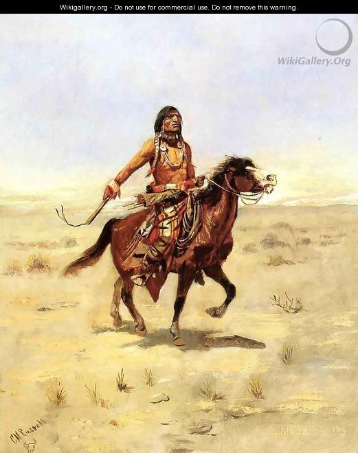 Indian Rider - Charles Marion Russell
