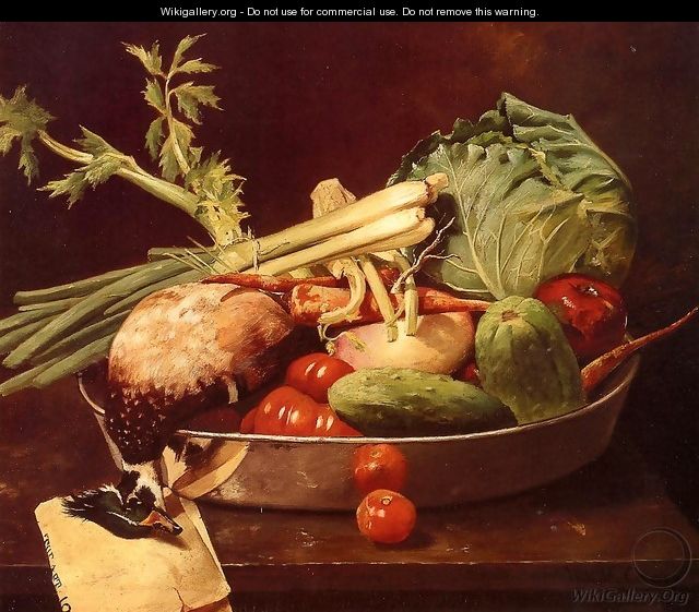 Still Life with Vegetables - William Merritt Chase