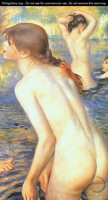 The Large Bathers (detail) - Pierre Auguste Renoir