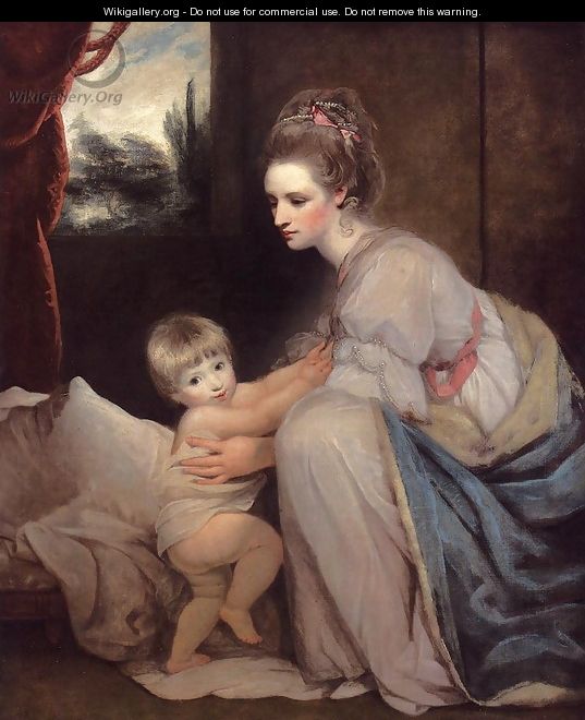 Portrait Of The Hon. Mrs. William Beresford - Sir Joshua Reynolds