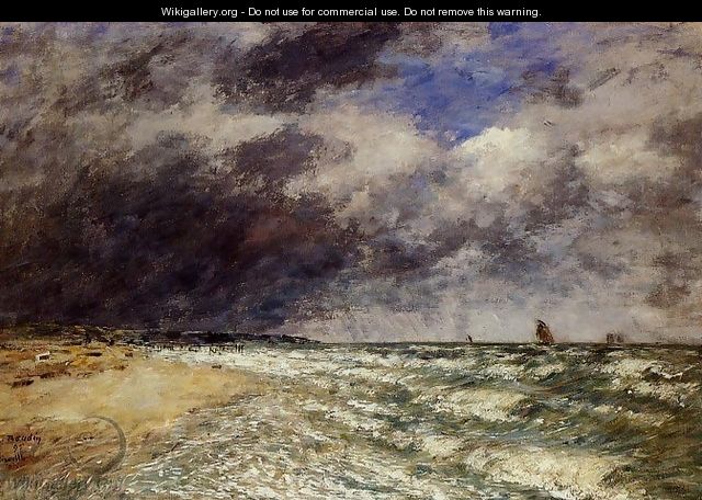 A Squall from Northwest - Eugène Boudin