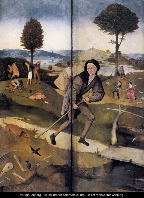 The Path of Life, outer wings of a triptych - Hieronymous Bosch