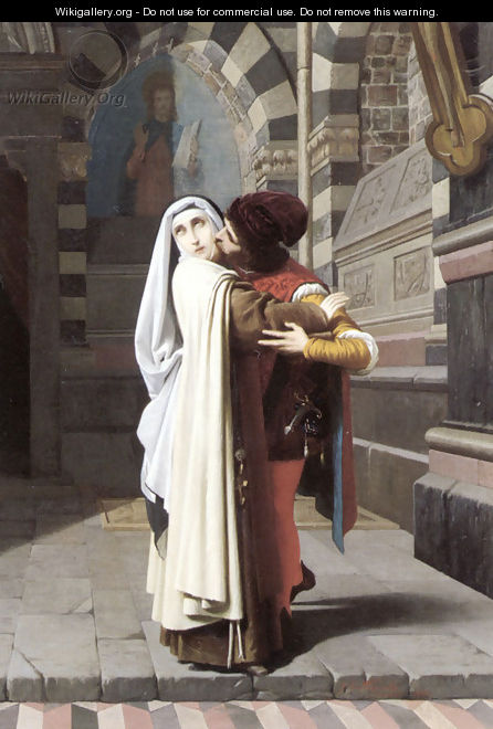 The Embrace of Fra Filippo Lippi and Lucrezia Buti - Gabriele Castagnola