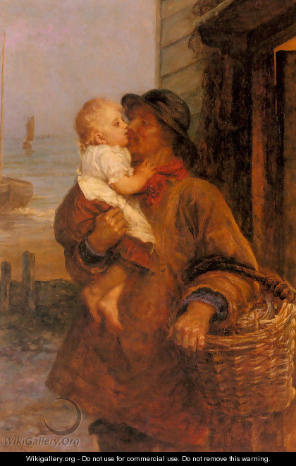 A Welcome For Daddy - Frederick Morgan