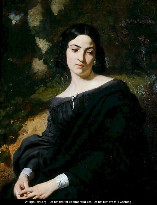 A Widow - Thomas Couture