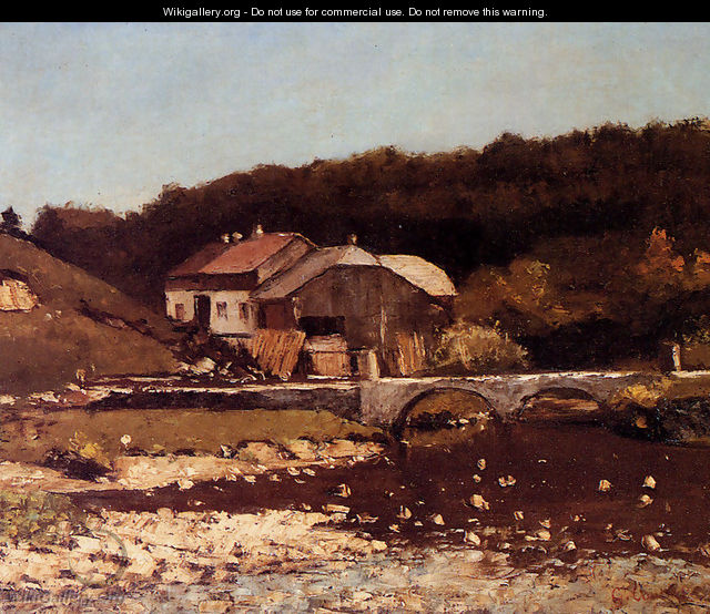 La Ferme De Bonnevaux - Gustave Courbet
