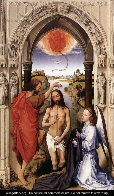 St John the Baptist altarpiece - central panel - Rogier van der Weyden