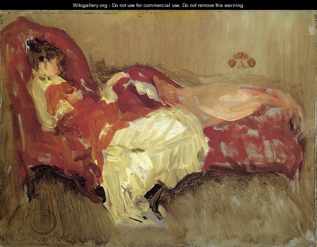 Note in Red: The Siesta - James Abbott McNeill Whistler