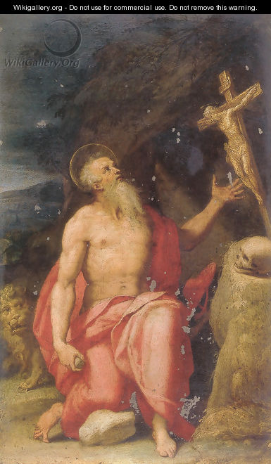 Saint Jerome in the Wilderness - Lorenzo Sabatini