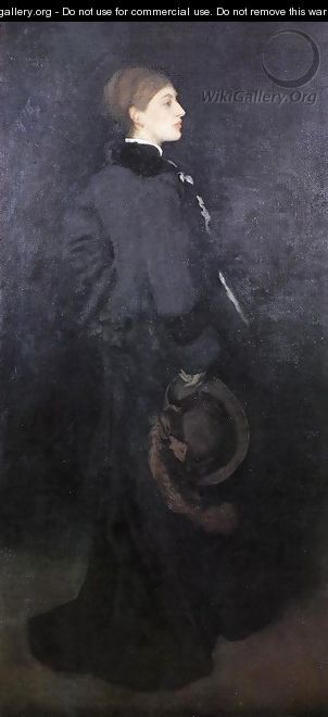 Arrangement in Brown and Black: Portrait of Miss Rosa Corder - James Abbott McNeill Whistler