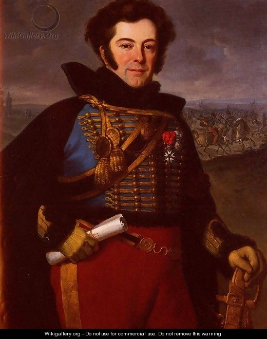 Portrait Of Lieutenant Colonel, Comte De Thalouet - Horace Vernet