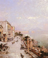 A View of Posilippo, Naples - Franz Richard Unterberger