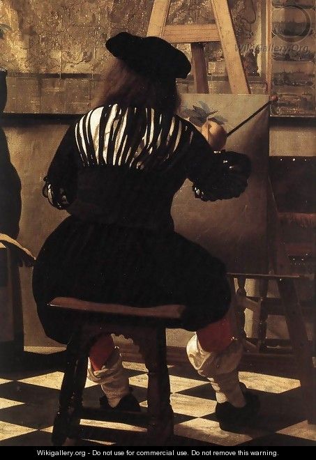 The Art of Painting [detail: 3] - Jan Vermeer Van Delft