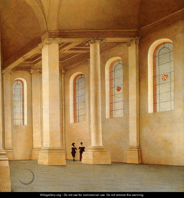 Haarlem, The Interior Of The Nieuwe Kerk, Seen From The South West - Pieter Jansz Saenredam