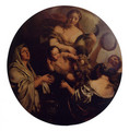 Allegory With An Infant Surrounded By Women, One With A Cornucopia (or The Nurture Of Jupiter) - Gerard de Lairesse
