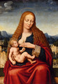 Madonna And Child In A Landscape - Marco d' Oggiono