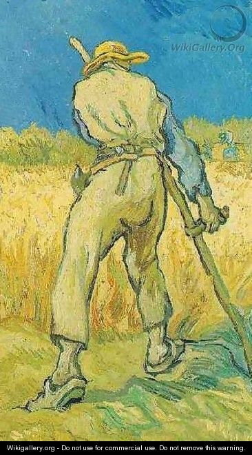 The Reaper (after Millet) - Vincent Van Gogh