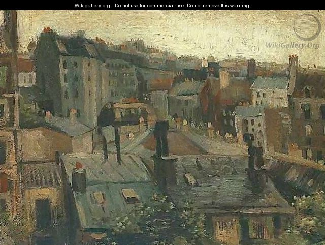 View Of Roofs And Backs Of Houses - Vincent Van Gogh