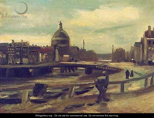 View Of Amsterdam From Central Station - Vincent Van Gogh